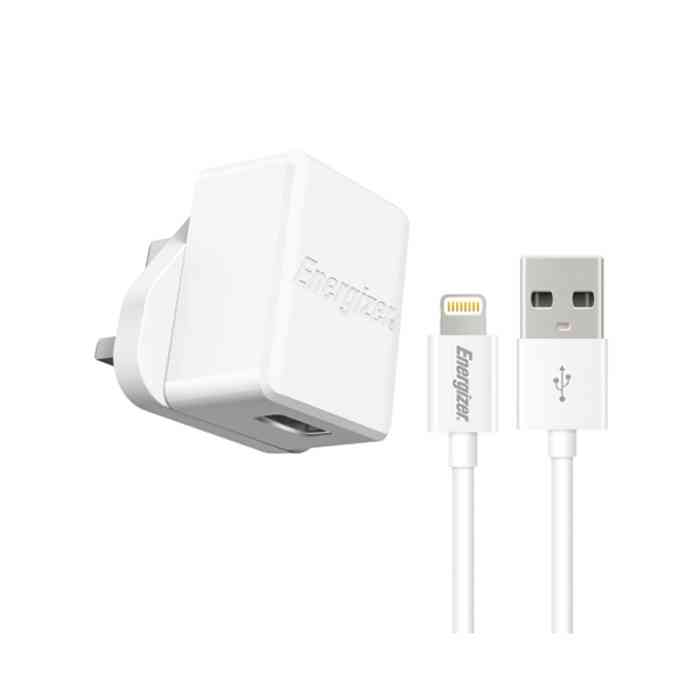 Energizer Lightning UK Charger With Lightning Cable (ACA1AUKCLI3)